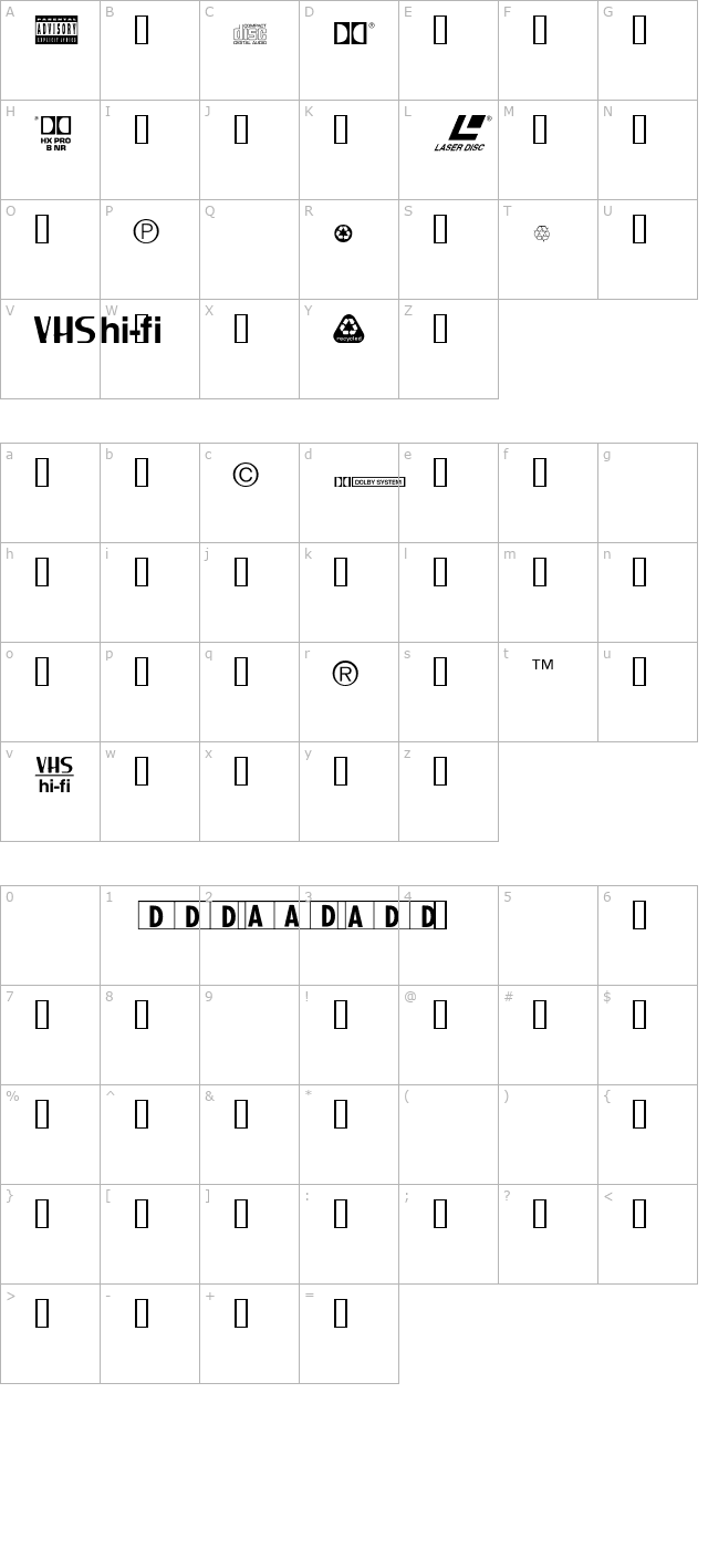 MisterToad character map