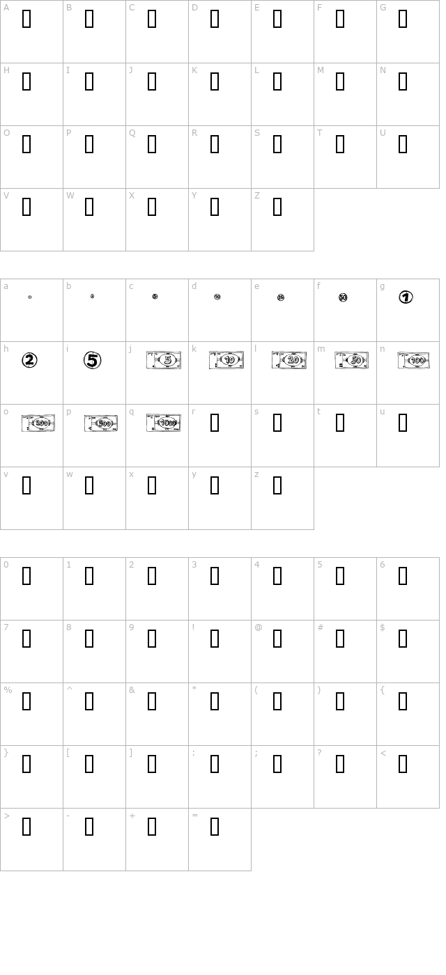 mo-money character map