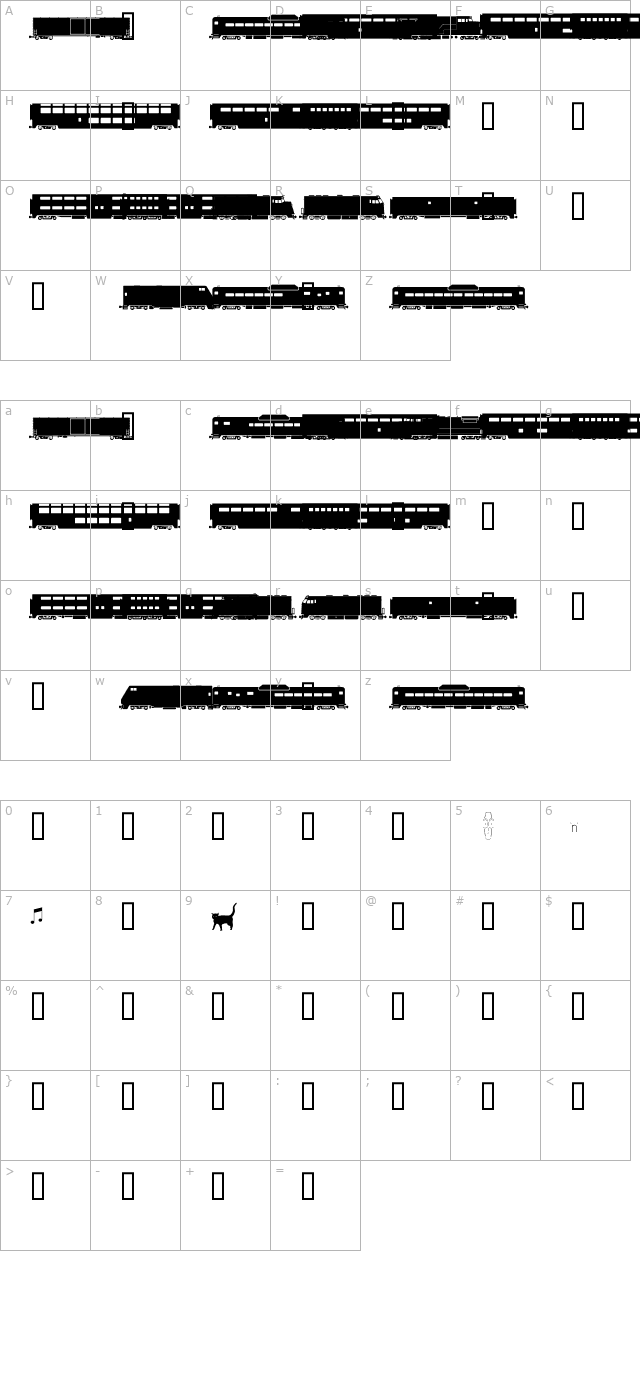 modpassenger character map