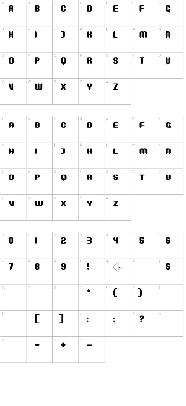 monster character map