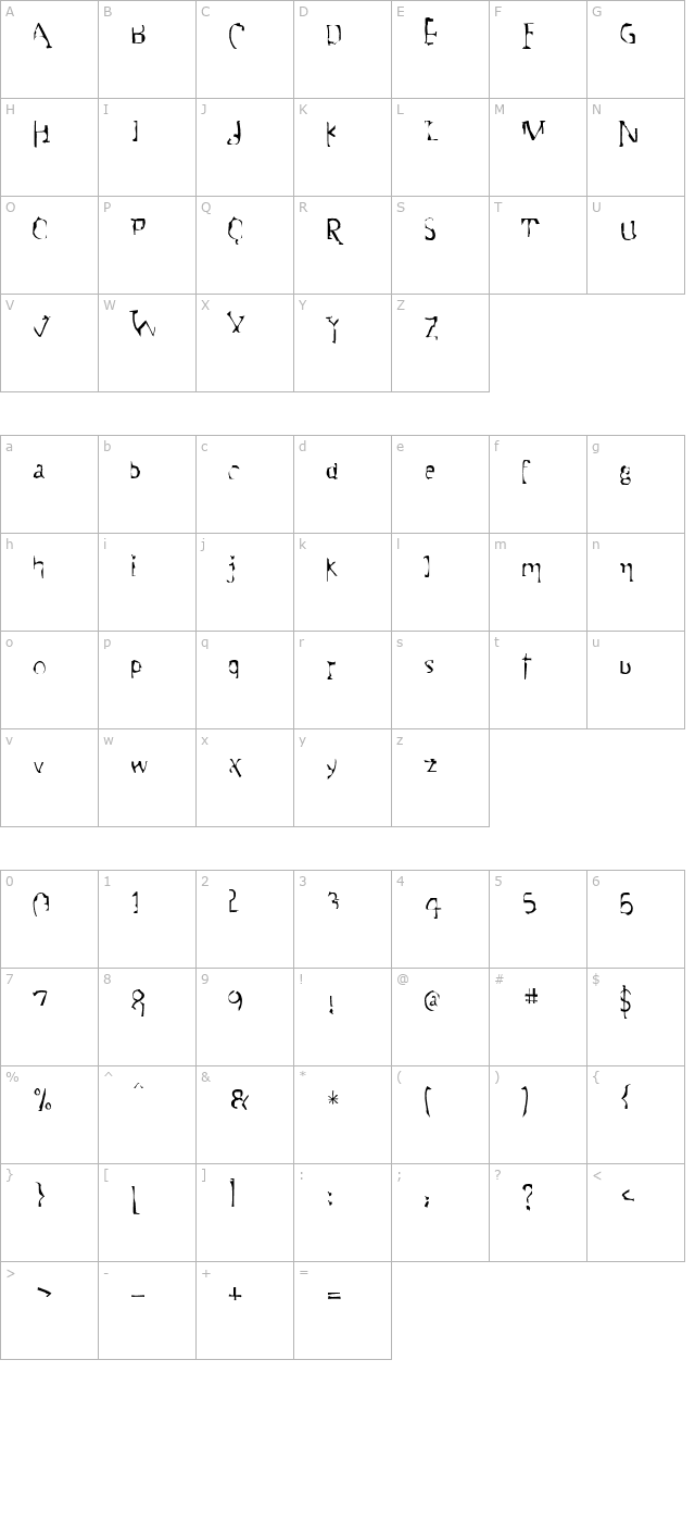 motive-light character map