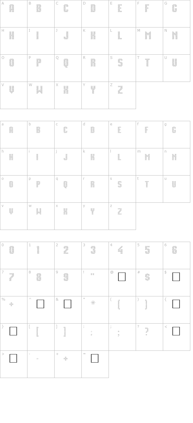 Movie StarA character map