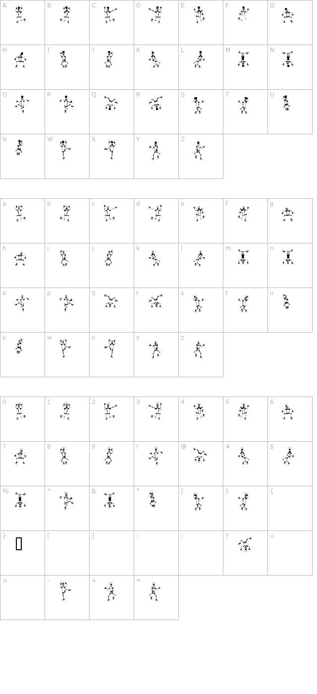 mr-skello-funk character map