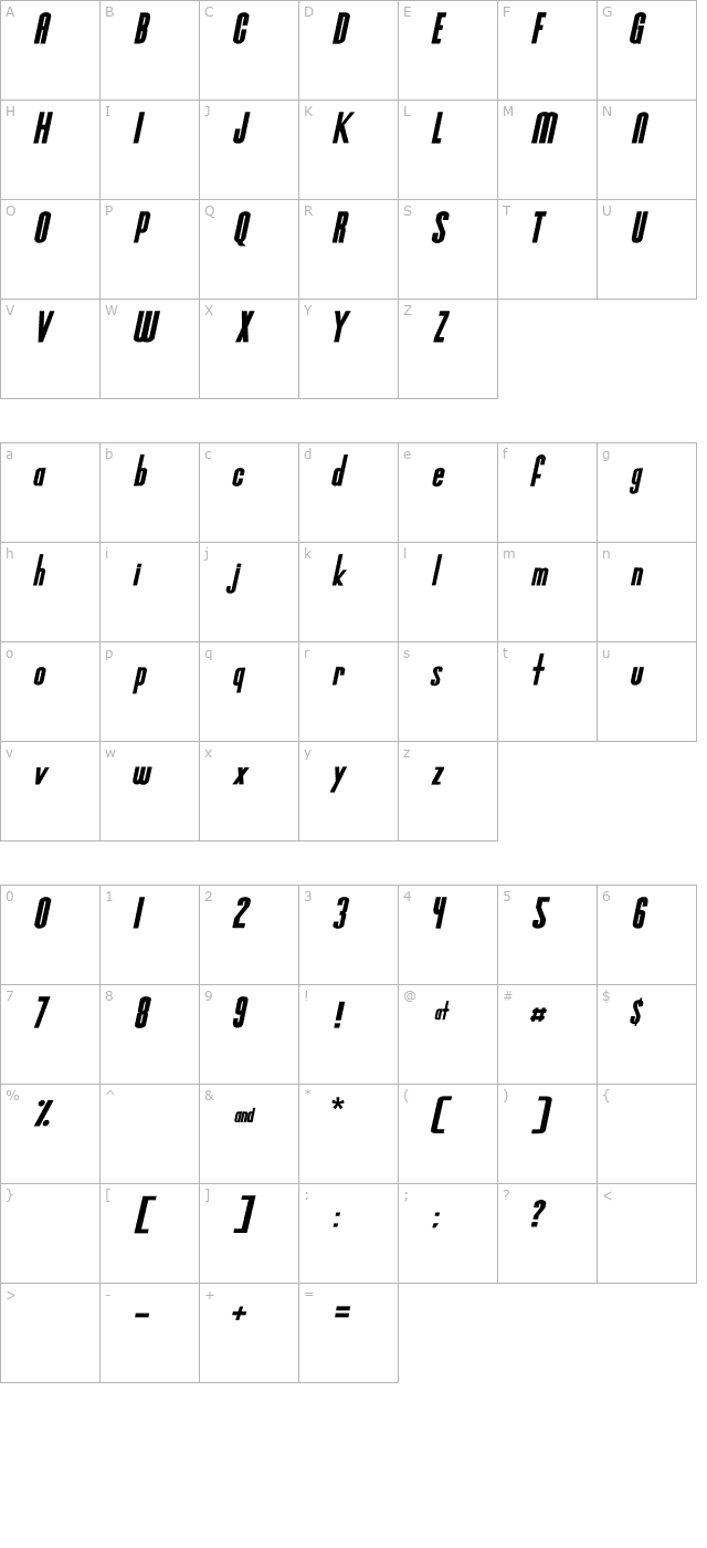 mrgoodbaur character map