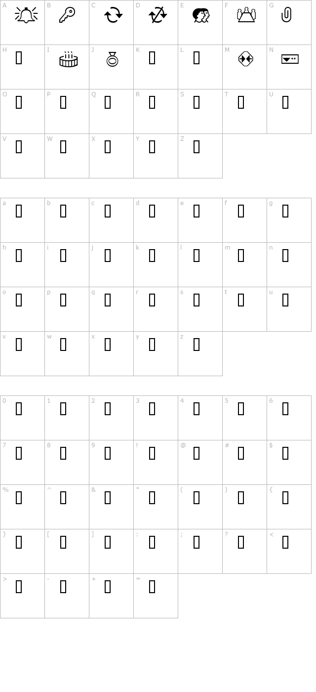 MS Outlook character map