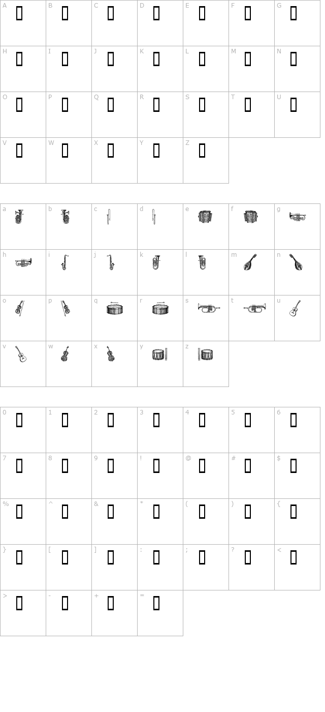 musical-instruments-1st-chair character map