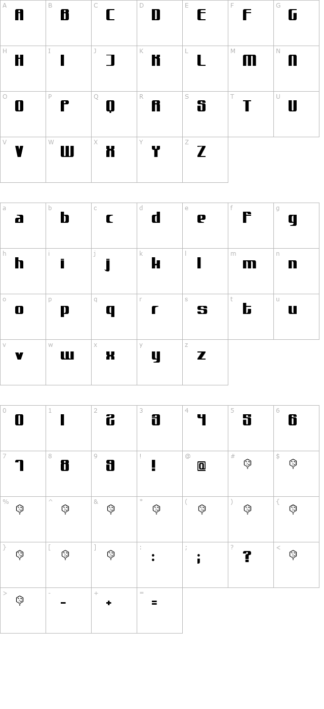 muttprutt character map