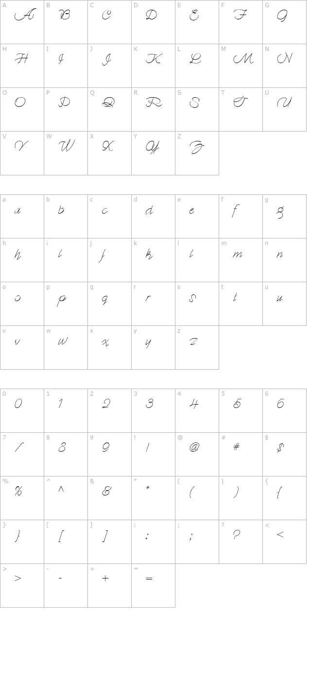 MyDearWatsonNF character map