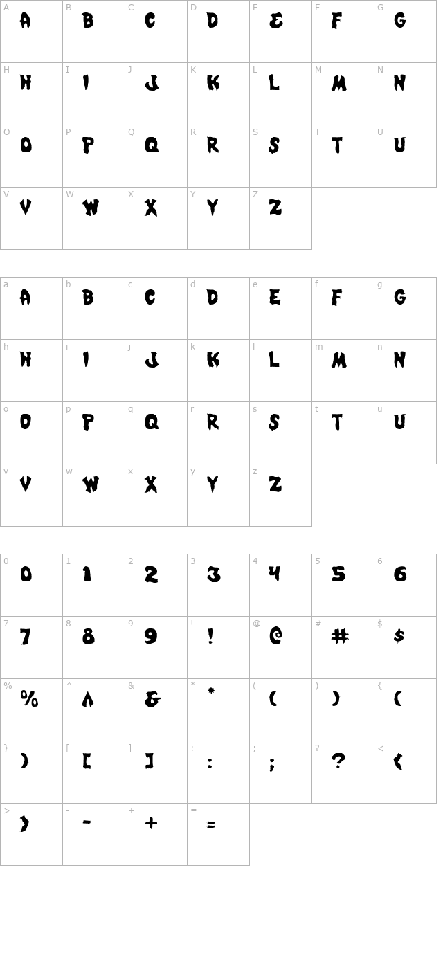 Mystic Singler Light character map