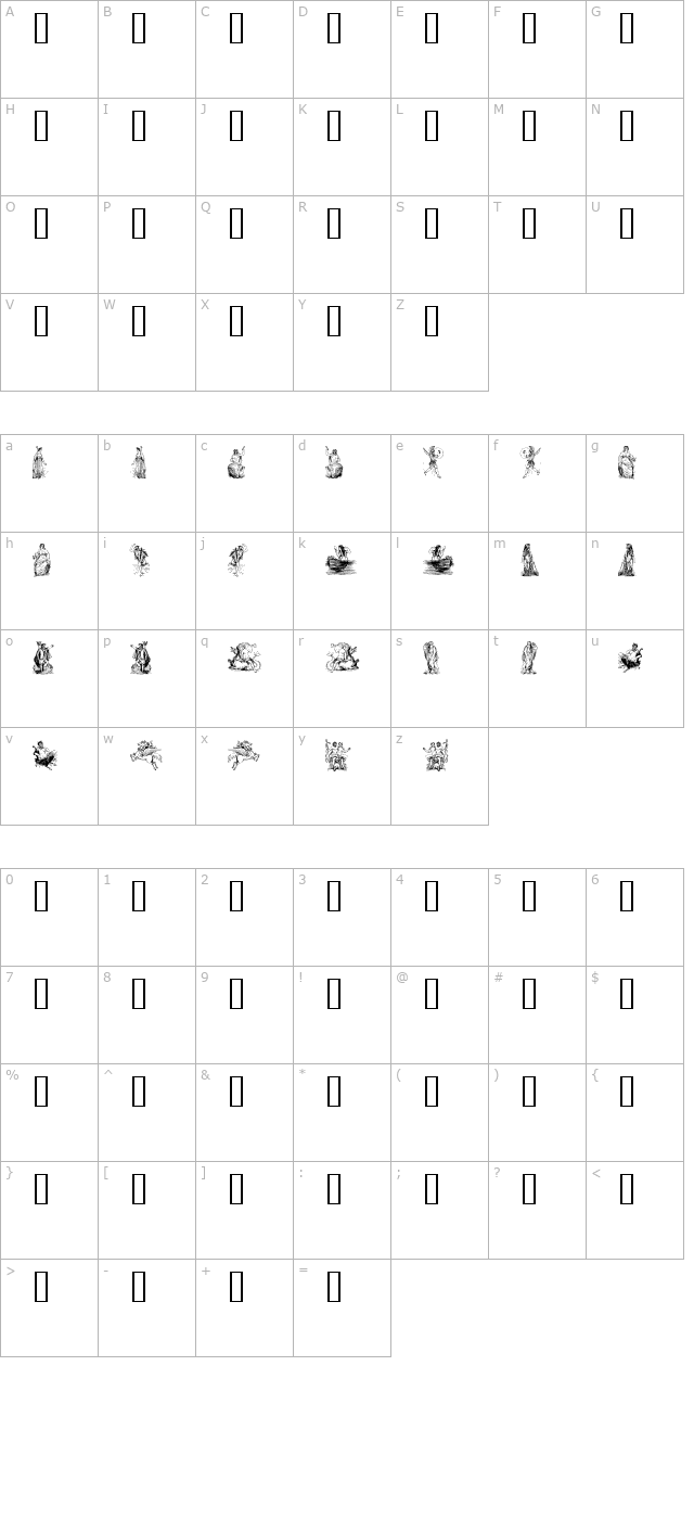 mythology-three character map