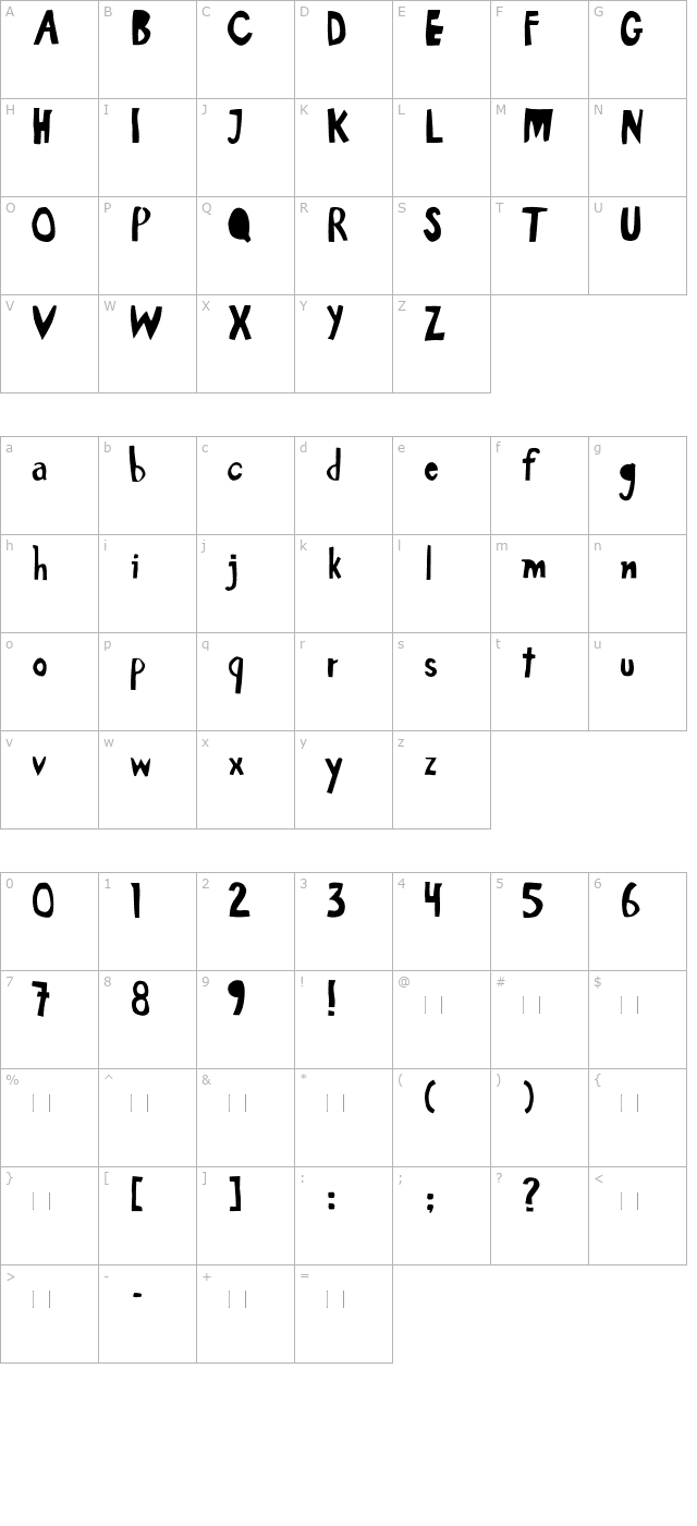 nacht character map