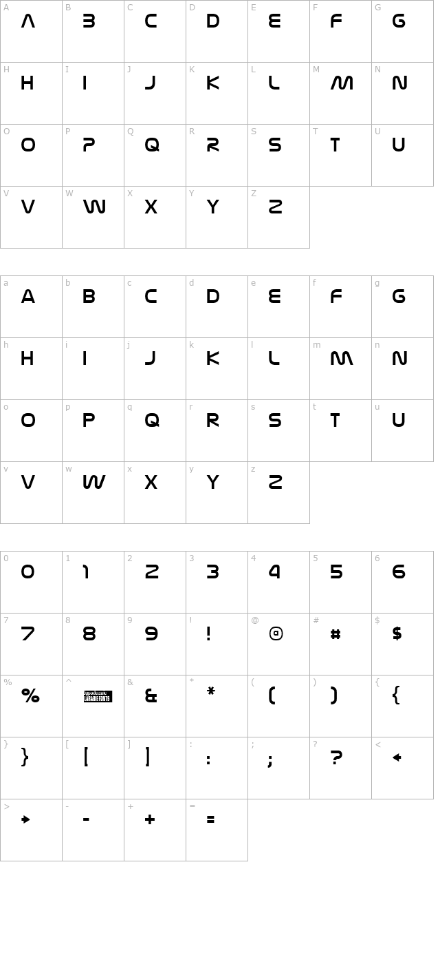 Nasalization character map