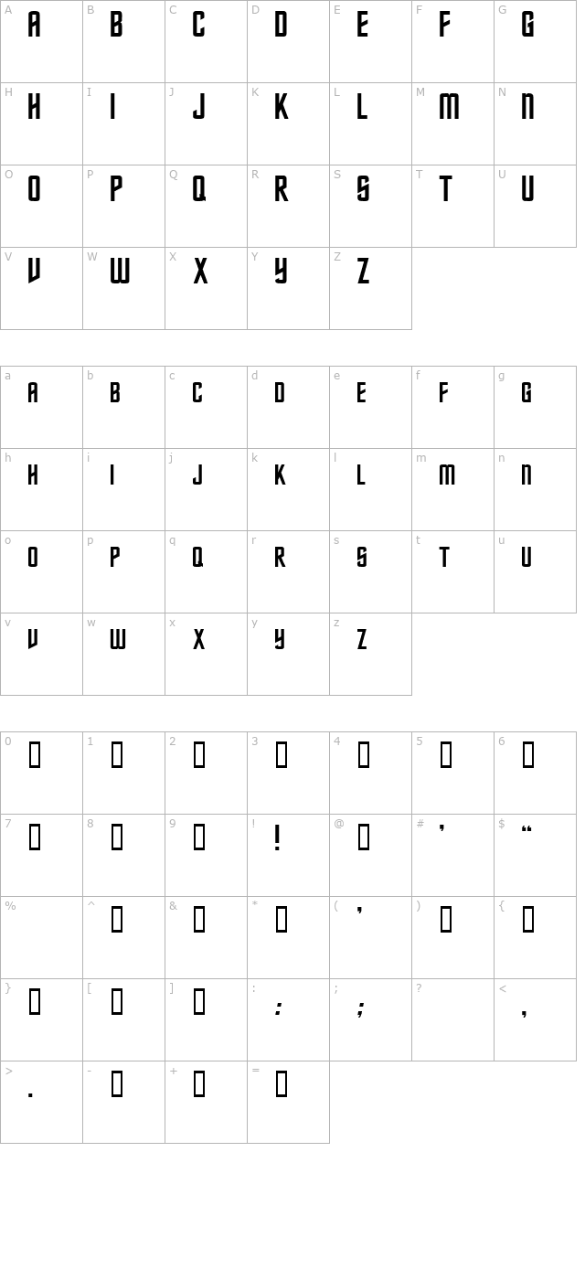 nebula character map