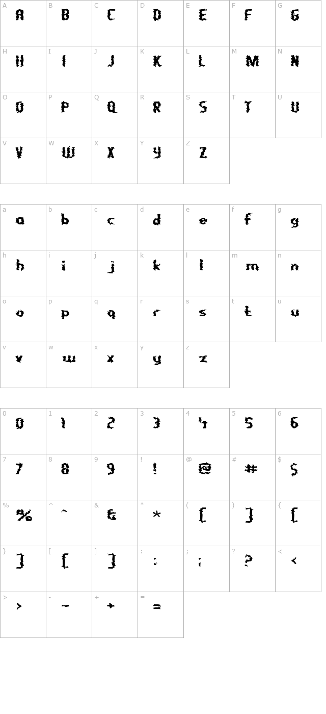 nightporter character map