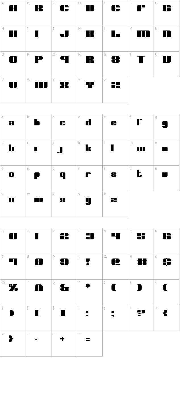 nolo-contendre character map