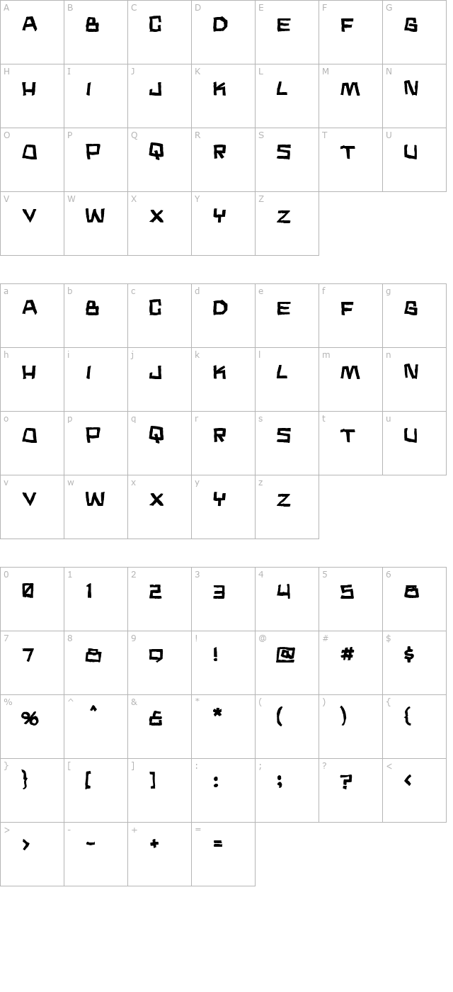 noodle-soup character map