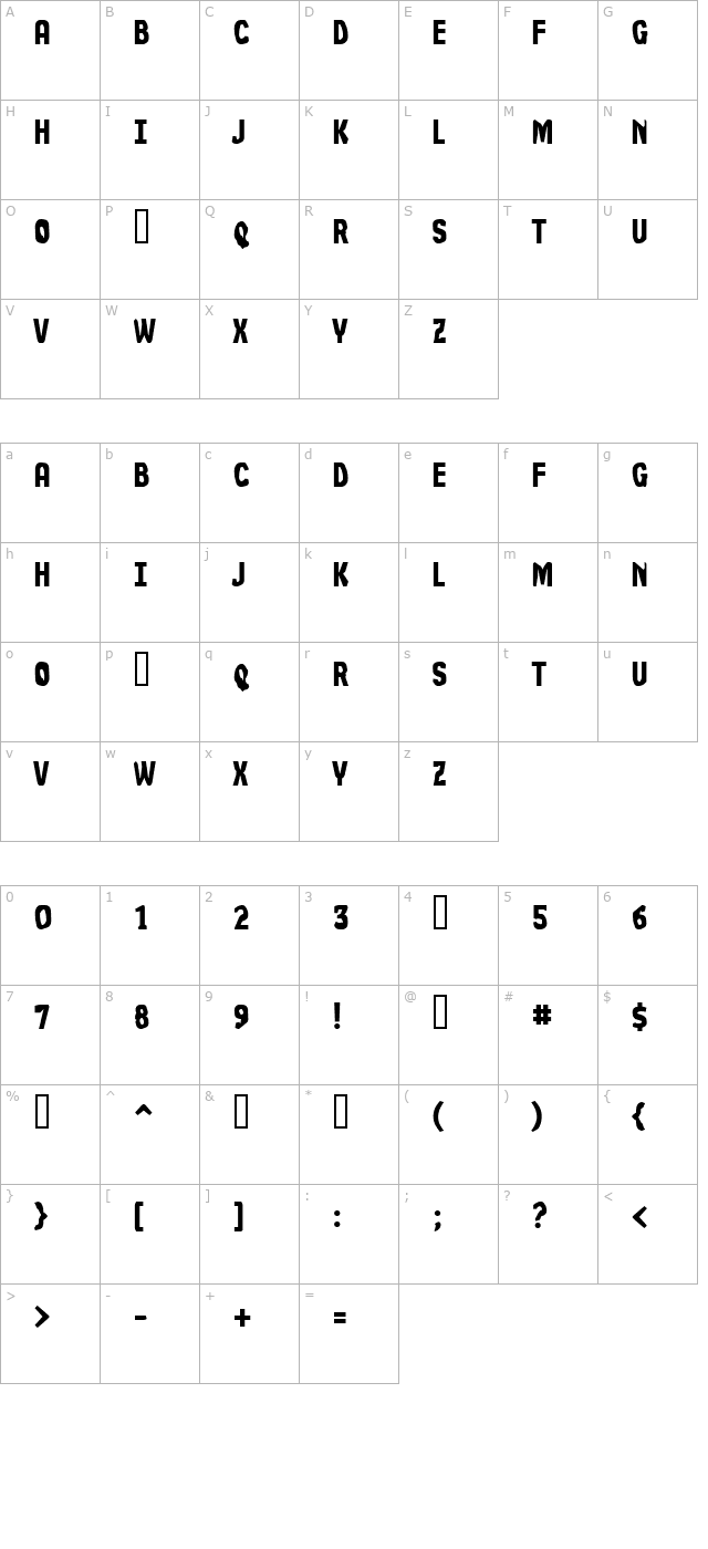 not-so-slim-jim character map