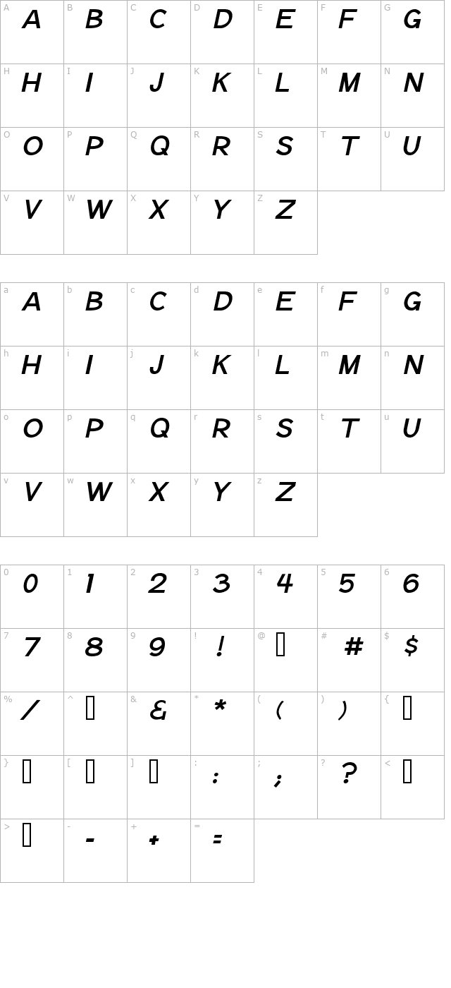 notation-italic-jl character map