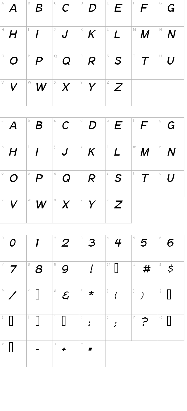 notation-italic-light-jl character map