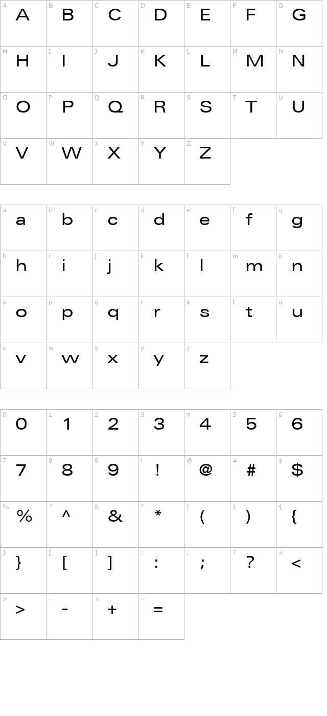 nova-expanded-ssi-expanded character map