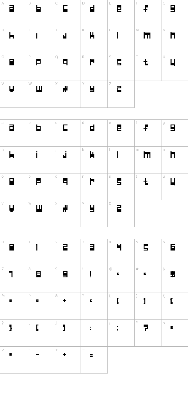 null-pointer character map