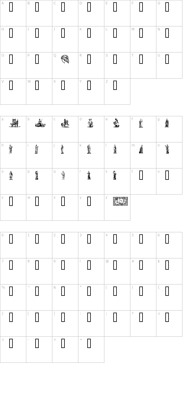 Oktober 98 character map