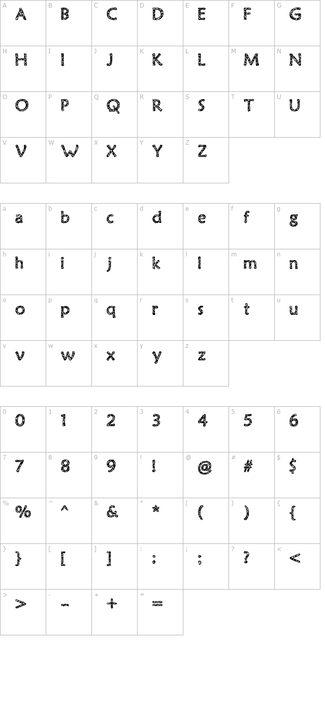 old-virus character map