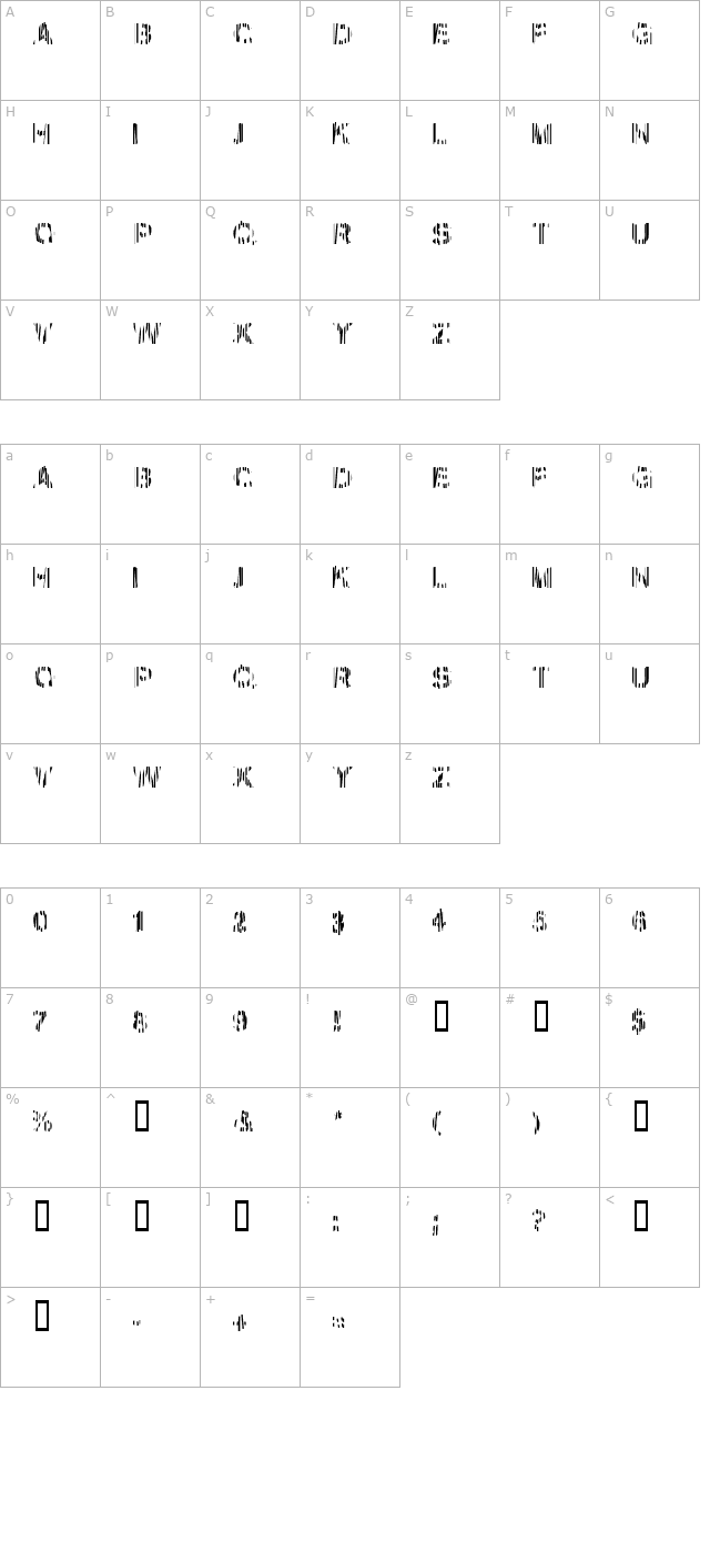 Ollie Guilty character map