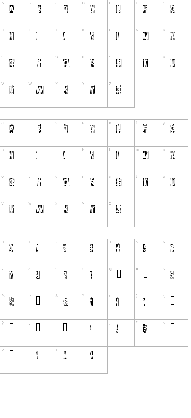 Ollie NotGuilty character map