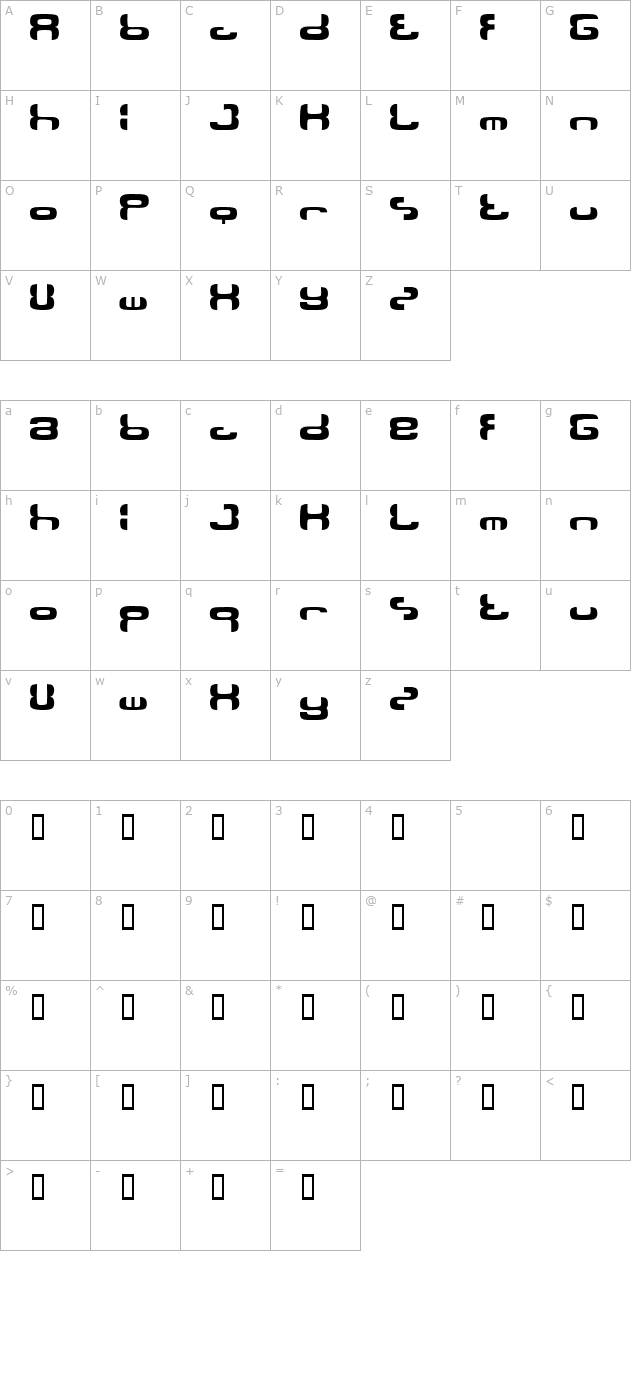 Ollon character map