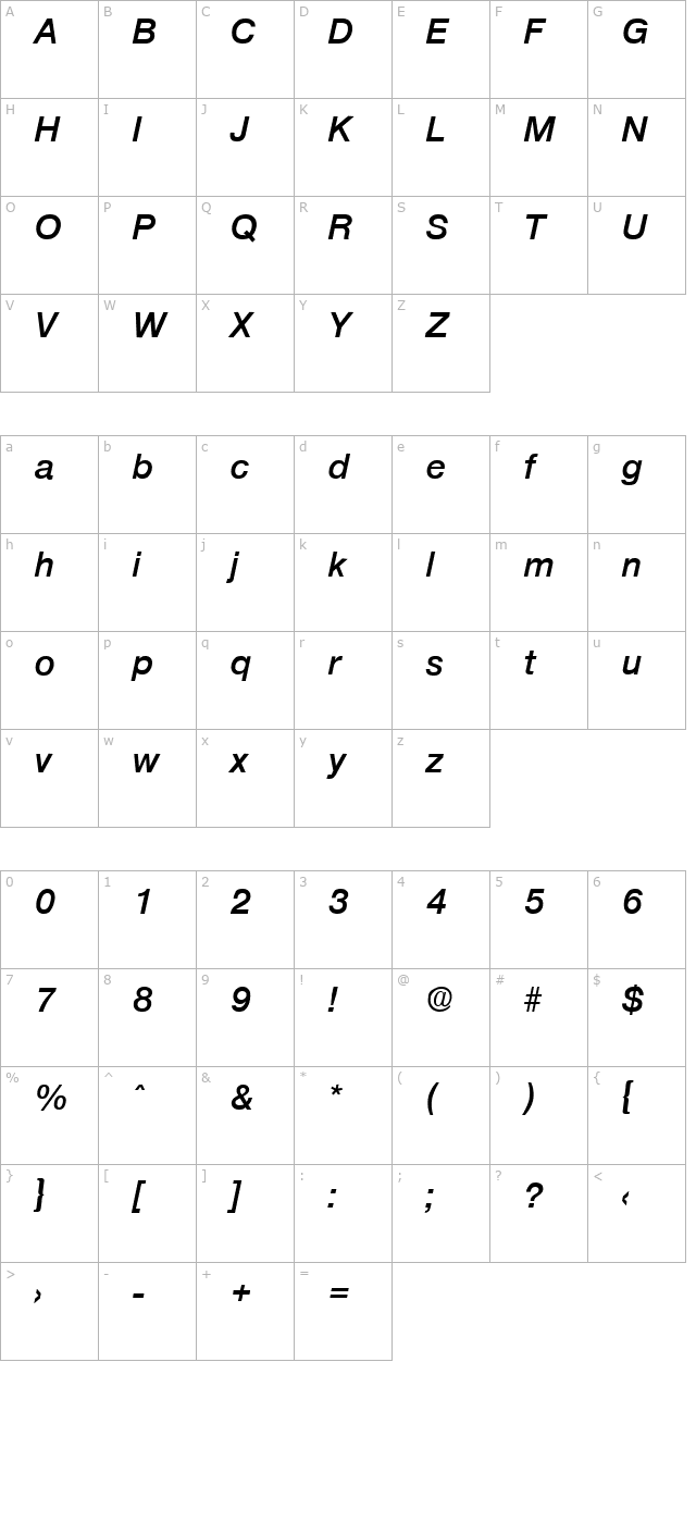 olnova-demiboldita character map