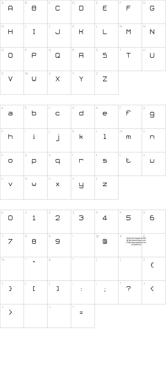 oloron-tryout character map