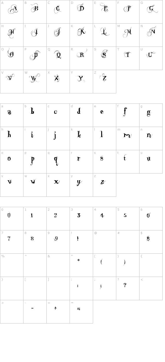 opux-pix character map