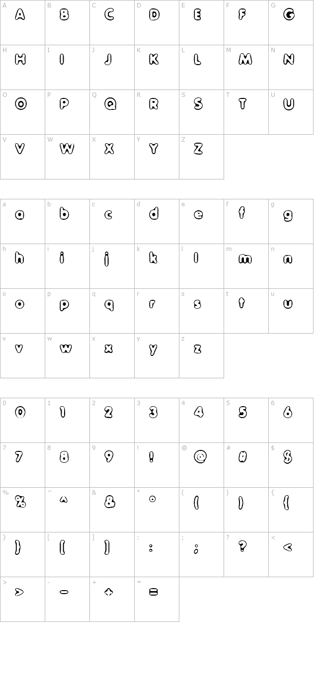 outer-sider-brk- character map