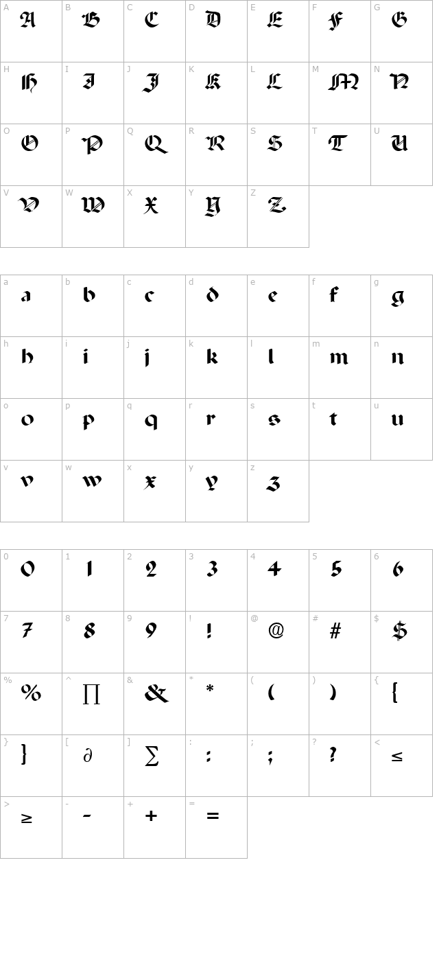 paladin character map