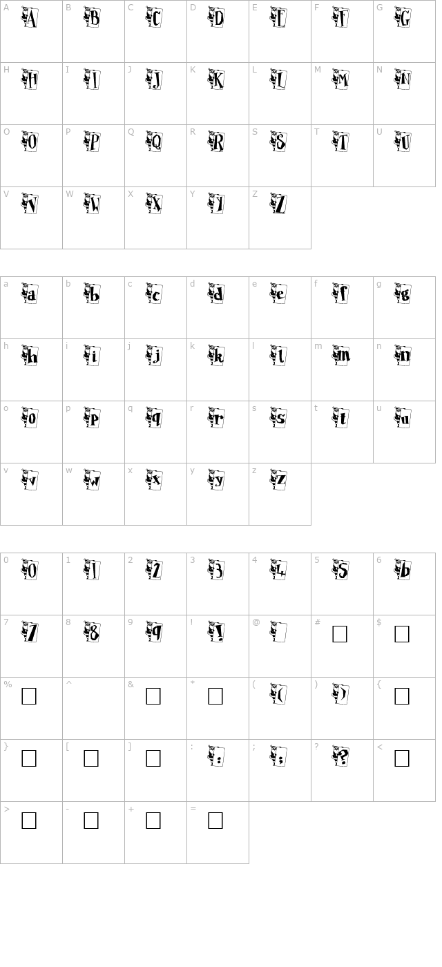 papa-noel character map