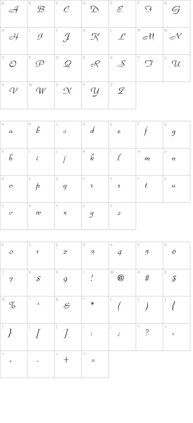 Park Place character map