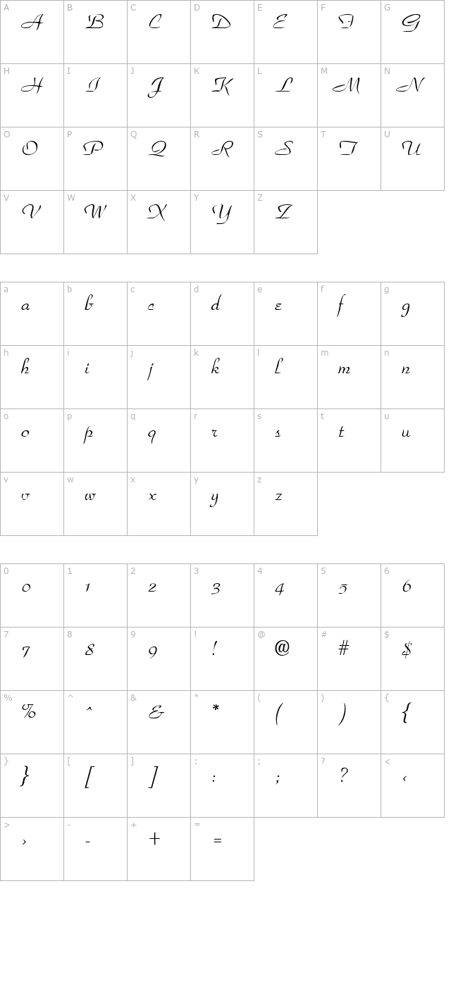 parkplace character map