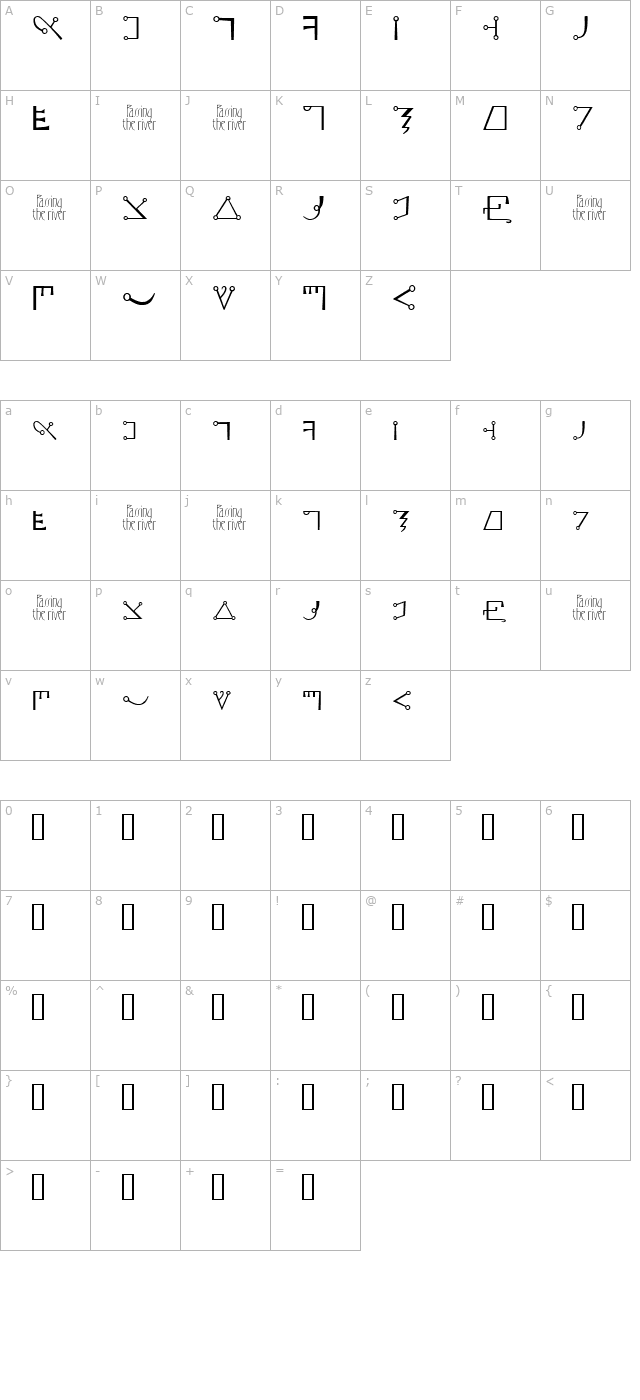 passing-the-river character map