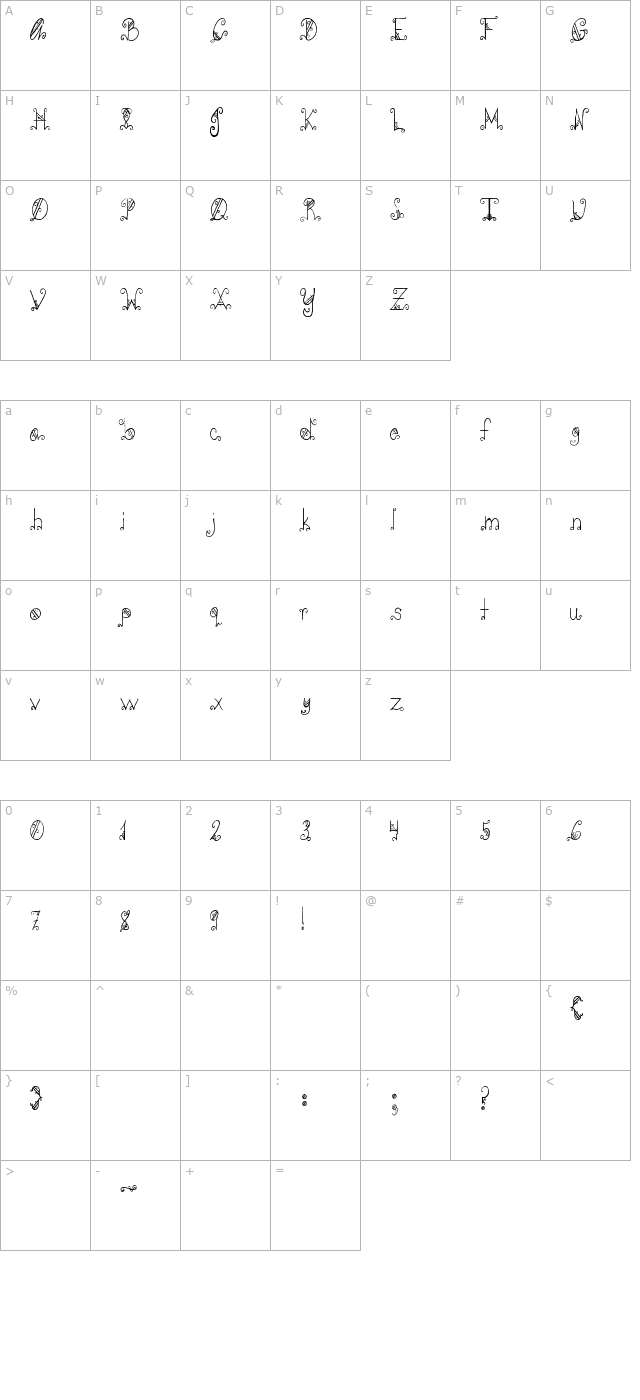 pc-gothicscroll character map