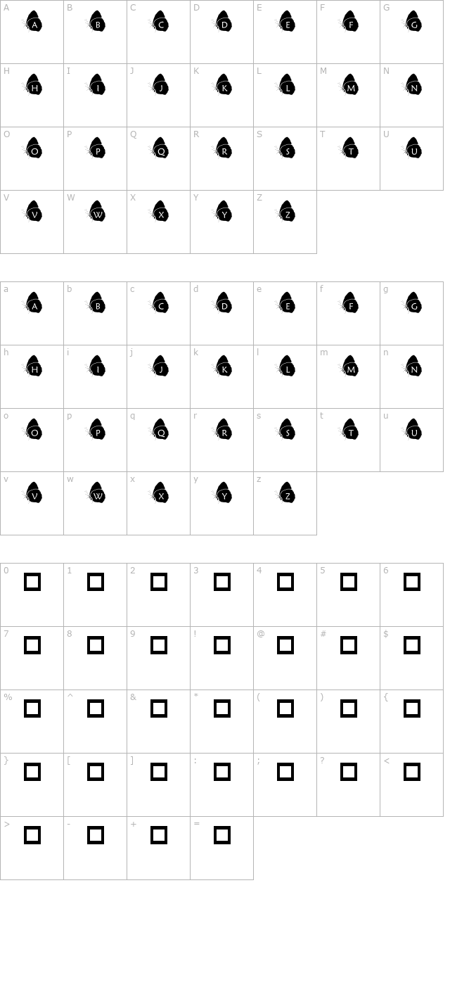 pf_bfly1 character map