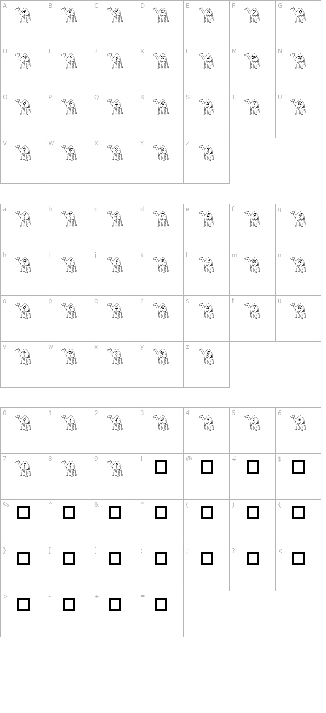 pf_caml3 character map