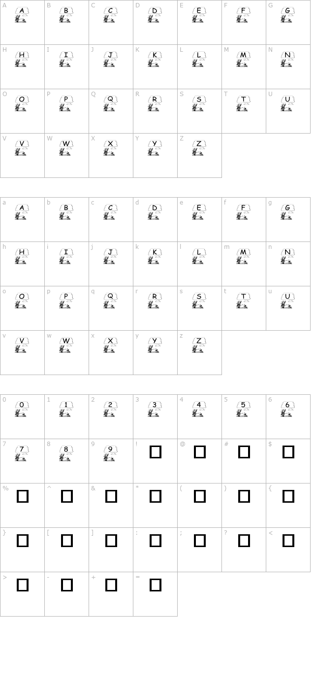 pf_dh2 character map