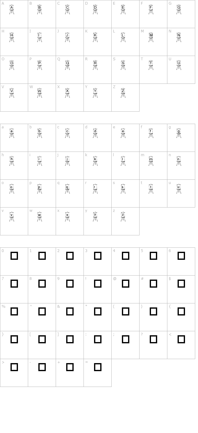 pf_easel character map