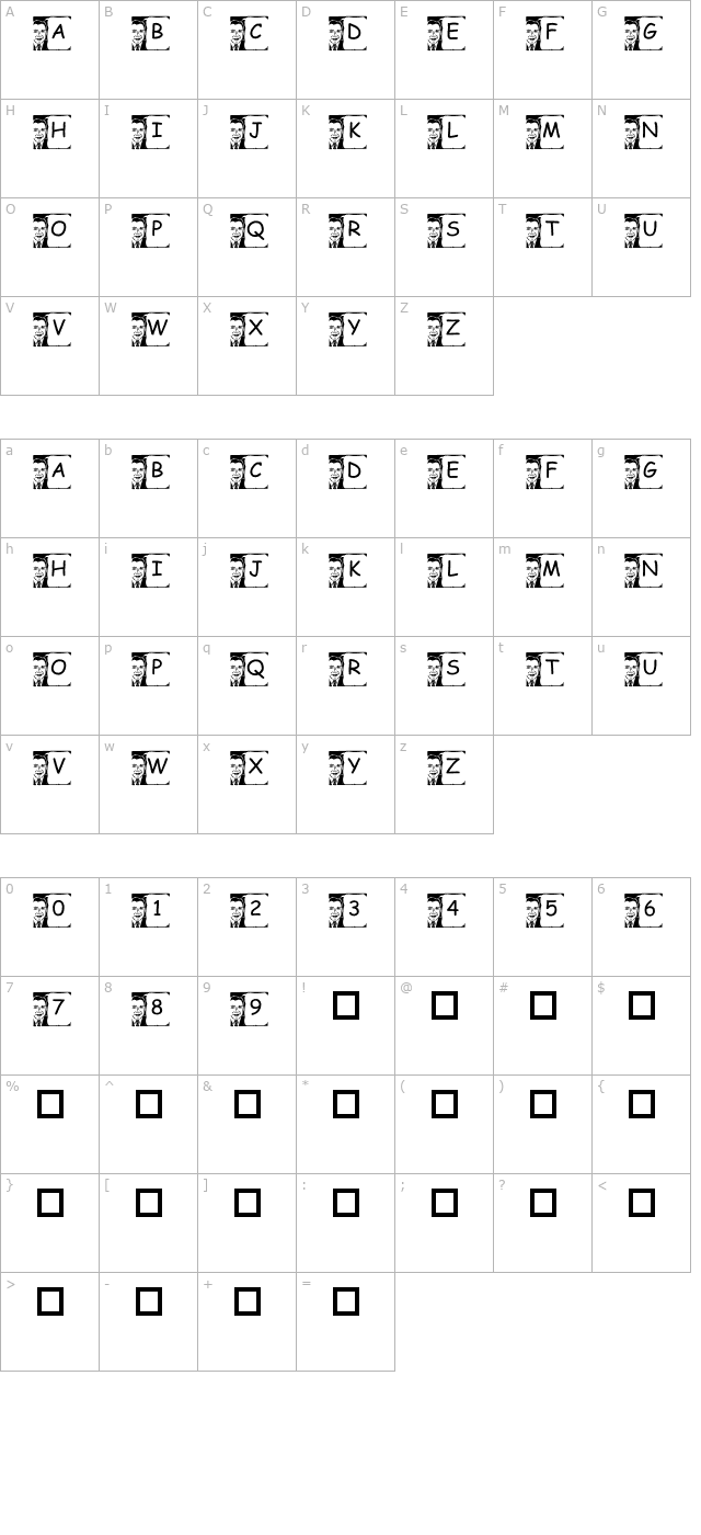 pf_I said character map