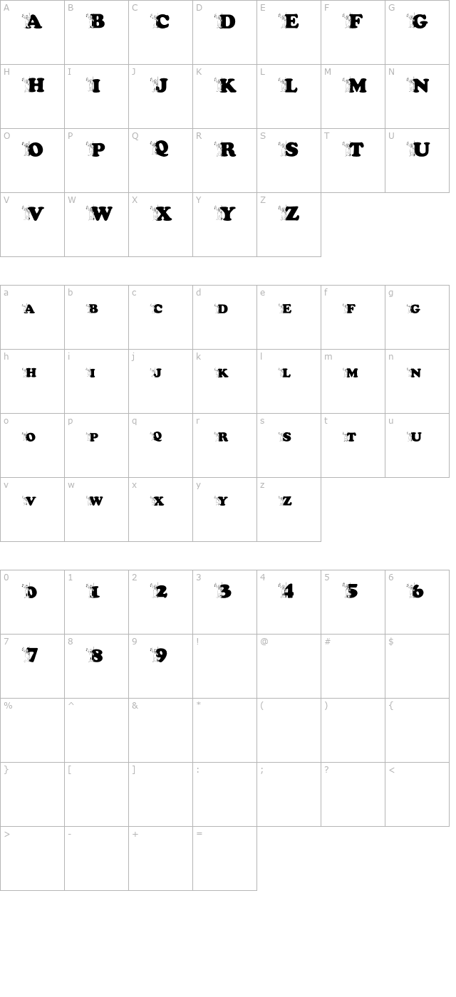 pf_lunker character map