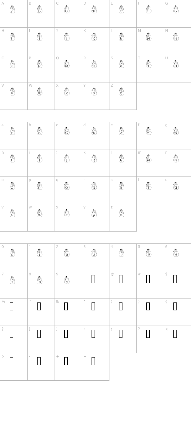 pf_snowman2 character map