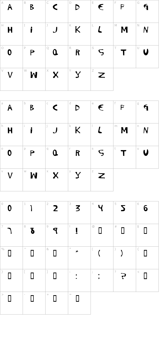 pigment-08 character map