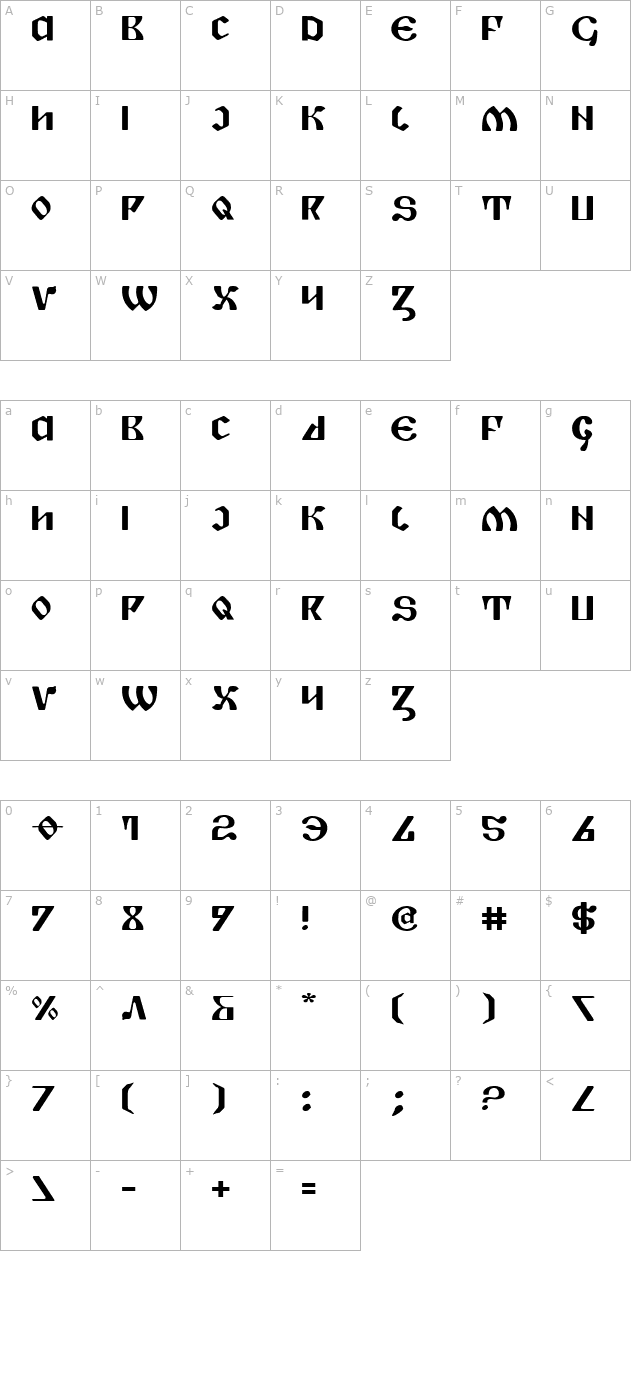 piper-pie-expanded character map