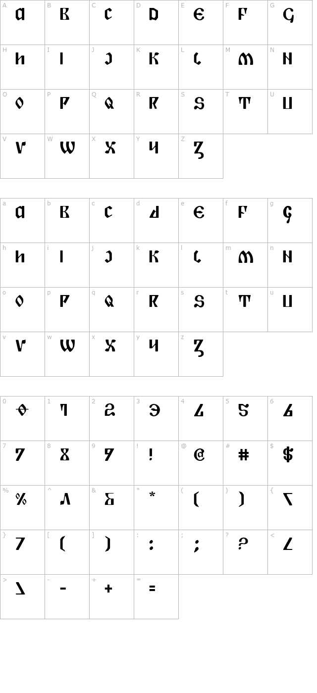 piper-pie character map